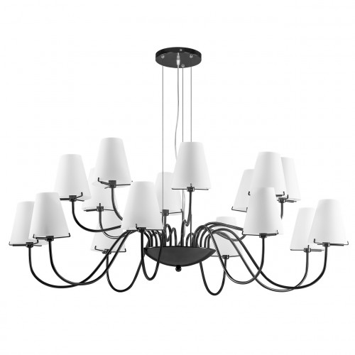 подвесная люстра lightstar diafano 758167 черная в Орле