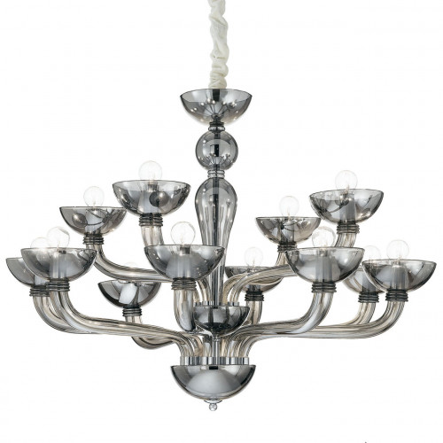 подвесная люстра ideal lux casanova sp12 fume в Орле