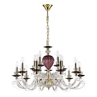 подвесная люстра odeon light siena 3929/15 красная в Орле
