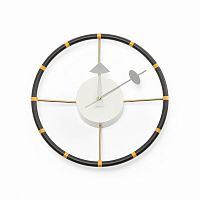 часы steering wheel настенные черный+желтый/black+yellow в Орле