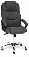 компьютерное кресло tetchair бергамо (крестовина хром, обивка ткань) для руководителя в Орле