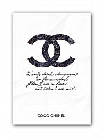 постер drink champagne. coco chanel а3 в Орле