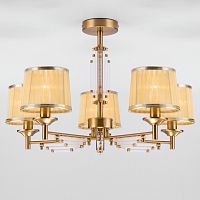 потолочная люстра eurosvet amalfi 60081/5 золотая бронза в Орле