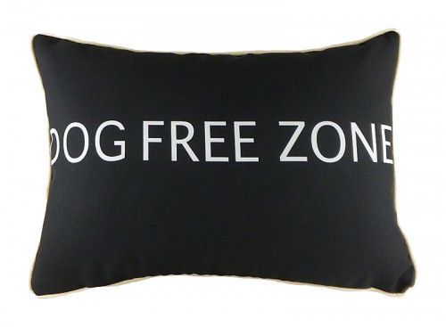 подушка с надписью dog free zone в Орле