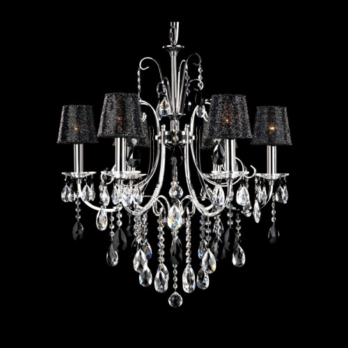 люстра md92721-6a от illuminati прозрачная/черная/ хром в Орле