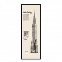 постер chrysler building черный в Орле