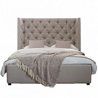 кровать двуспальная 180х200 бежевая carlyle в Орле