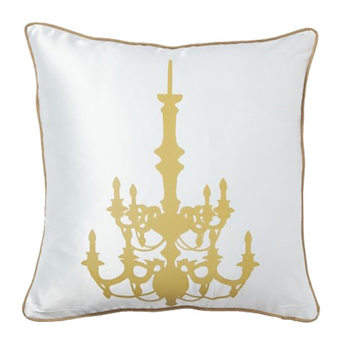 подушка с золотым канделябром chandelier white в Орле