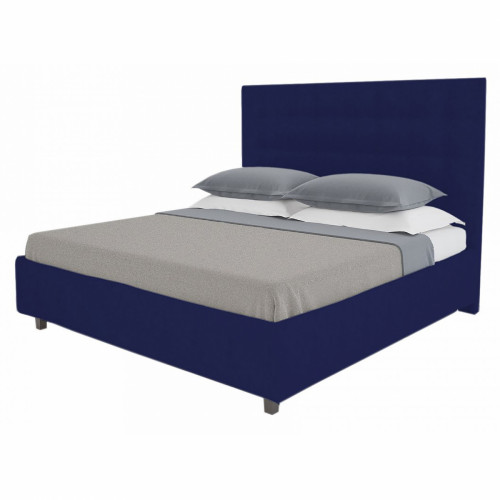 кровать royal black 90х200 велюр синий р в Орле