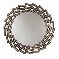 зеркало большое круглое в витой раме silver leaf в Орле