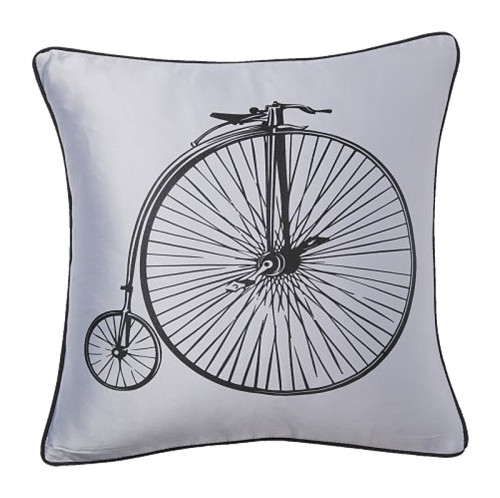подушка с ретро-велосипедом retro bicycle grey в Орле