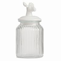 декоративная банка с крышкой deer средняя в Орле