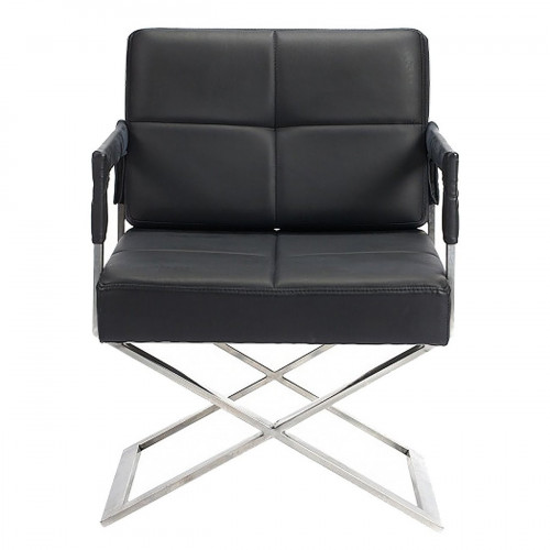 кресло aster x chair кожа черное в Орле