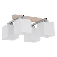потолочная люстра tk lighting 282 toni 4 бежевая в Орле