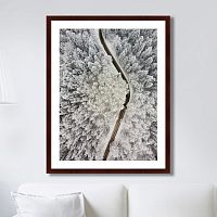 картина: winter road view в Орле