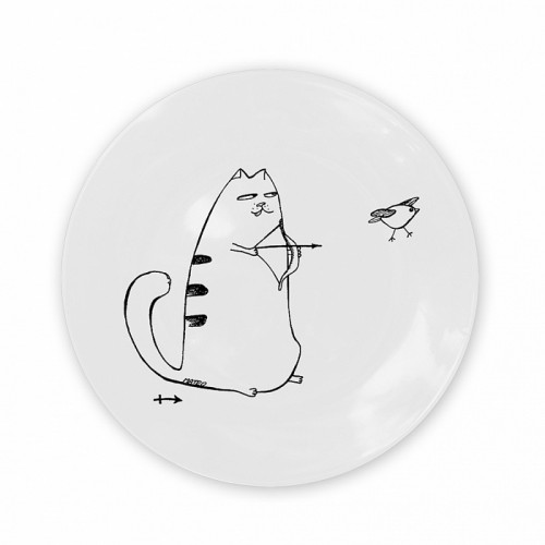 тарелка кот-стрелец в Орле