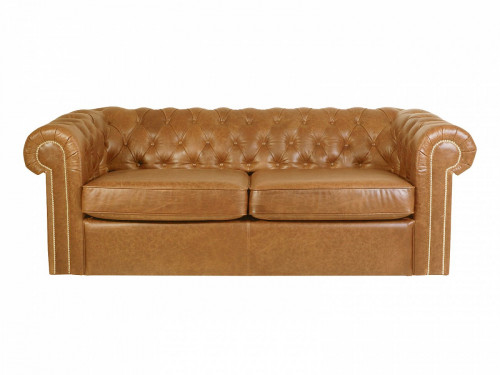 диван chesterfield прямой светло-коричневый в Орле