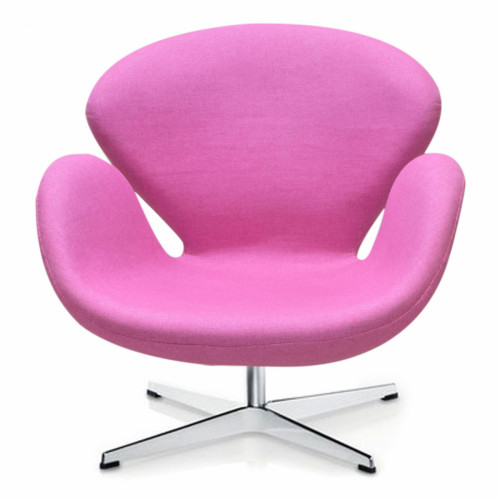 кресло swan chair розовое в Орле