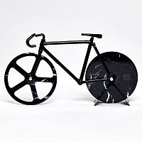 нож для пиццы из нержавеющей стали the fixie, черный мрамор в Орле