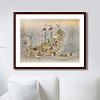 картина: scenes of traders in nagasaki, 1750г. в Орле