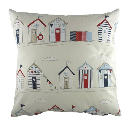 подушка с принтом beach huts blue в Орле