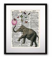 постер elephant and balloon а3 в Орле