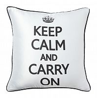 подушка с надписью keep calm and carry on в Орле
