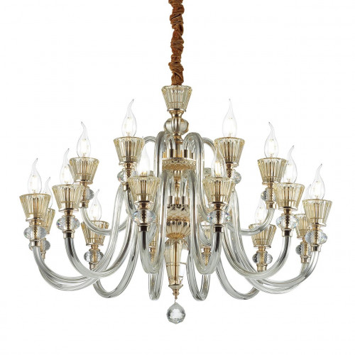 подвесная люстра ideal lux strauss sp18 золото в Орле