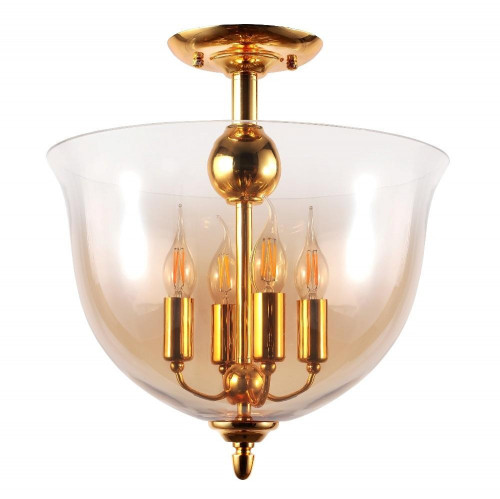 потолочный светильник crystal lux atlas pl4 gold в Орле