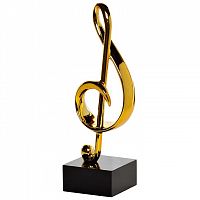 статуэтка скрипичный ключ золотая 17х10х33 в Орле