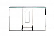 консоль серебряная с прозрачным стеклом 120x40x78 см в Орле