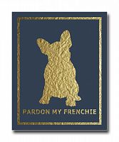 постер french dog на синем фоне a3 в Орле