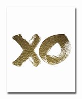 постер xo золотой a4 в Орле