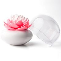 контейнер для хранения ватных палочек lotus белый-розовый в Орле