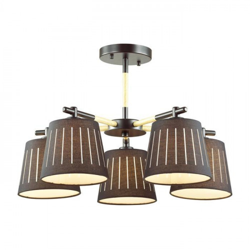 потолочная люстра odeon light nicola 4110/5 черная в Орле
