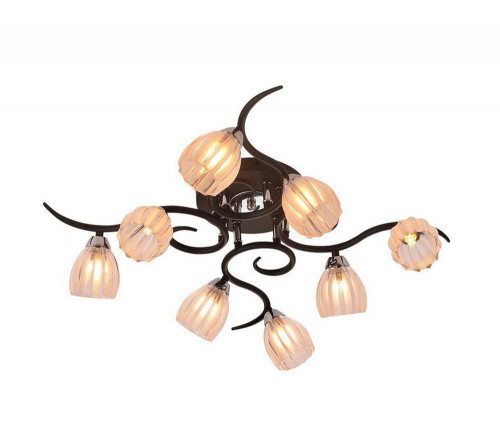 потолочная люстра idlamp raymond 213/8pf-blackchrome в Орле