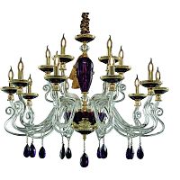 подвесная люстра divinare simona 5125/12 lm-15 фиолетовая в Орле