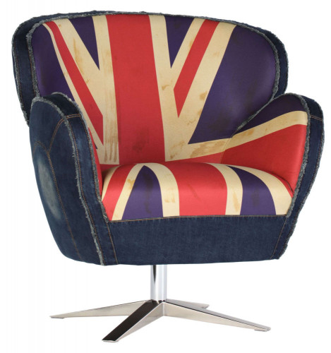кресло aizek uk flag красное-синее в Орле