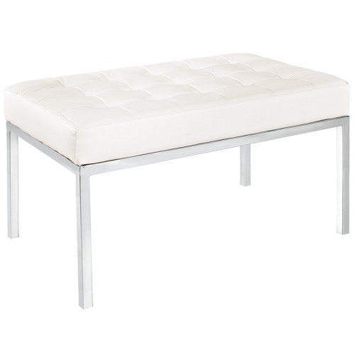 скамья bench белая кожа в Орле