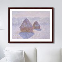 картина: haystacks (effect of snow and sun), 1891г. в Орле