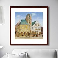 картина: the old town hall of amsterdam, 1657г. в Орле