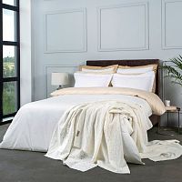 комплект постельного белья decoflux сатин семейный cosmos gold в Орле