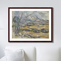 картина: montagne sainte-victoire, 1890г. в Орле
