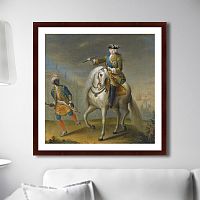 картина: empress elizaveta petrovna on horseback, 1745г. в Орле