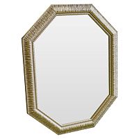 зеркало восьмиугольное золотое с резьбой golden luxury в Орле