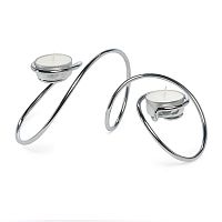 подсвечник металлический на 2 свечи для чайных свечей t-loop, 14,3 см в Орле