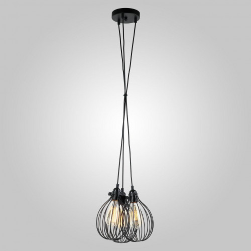 подвесная люстра eurosvet moll 50059/3 черный в Орле