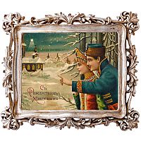 картина «с новым годом!» в раме «амели силвер», версия 18 в Орле