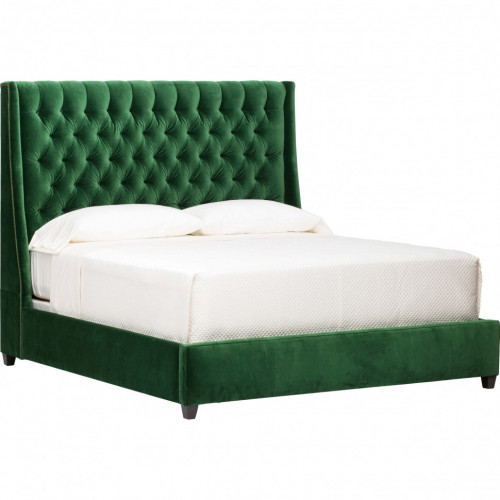 кровать двуспальная 160х200 зеленая emerald в Орле