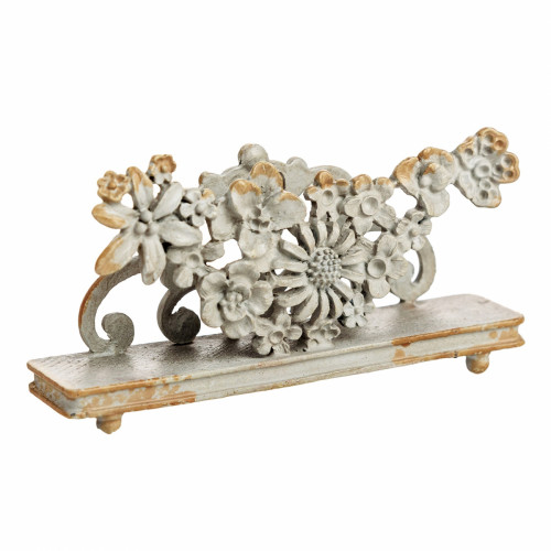 подставка для визиток pewter flower серая в Орле